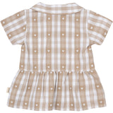 Petit Piao Off White Heart Shirt S/S Round Woven