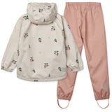 LIEWOOD Peach / Sea Shell Pedia Rainwear Set