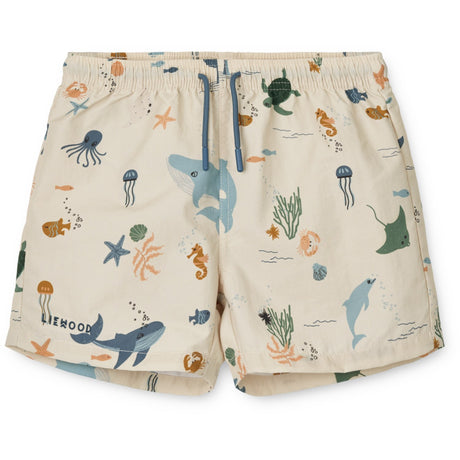 LIEWOOD Sea Creature / Sandy Aiden Printed Board Shorts