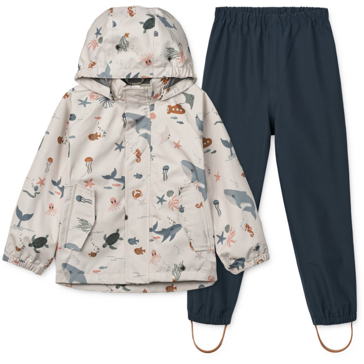 LIEWOOD Sea Creature / Sandy Pedia Rainwear Set