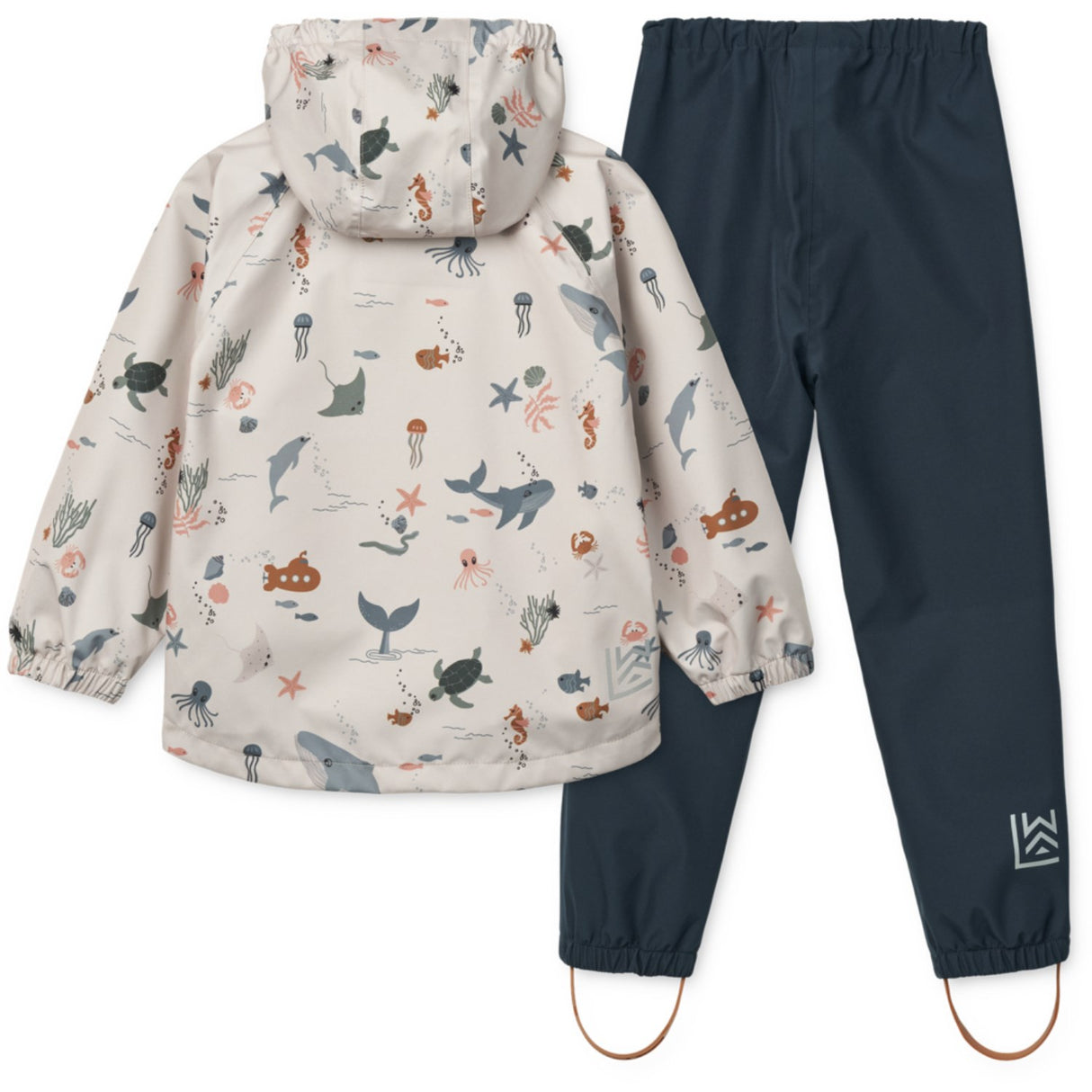 LIEWOOD Sea Creature / Sandy Pedia Rainwear Set