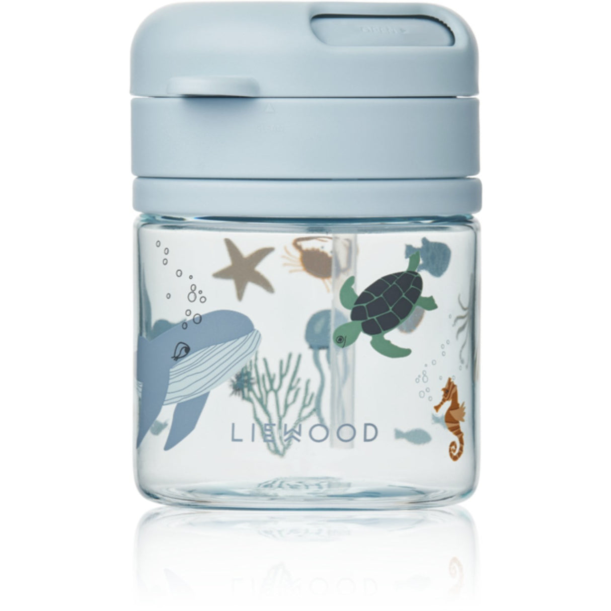 LIEWOOD Sea Creature / Sandy Pavia Tritan Straw Cup 280ml
