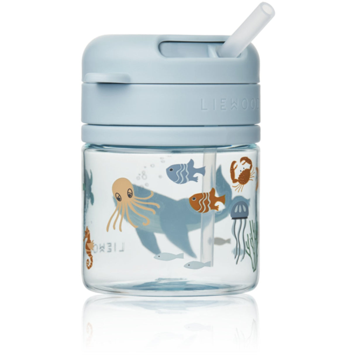 LIEWOOD Sea Creature / Sandy Pavia Tritan Straw Cup 280ml