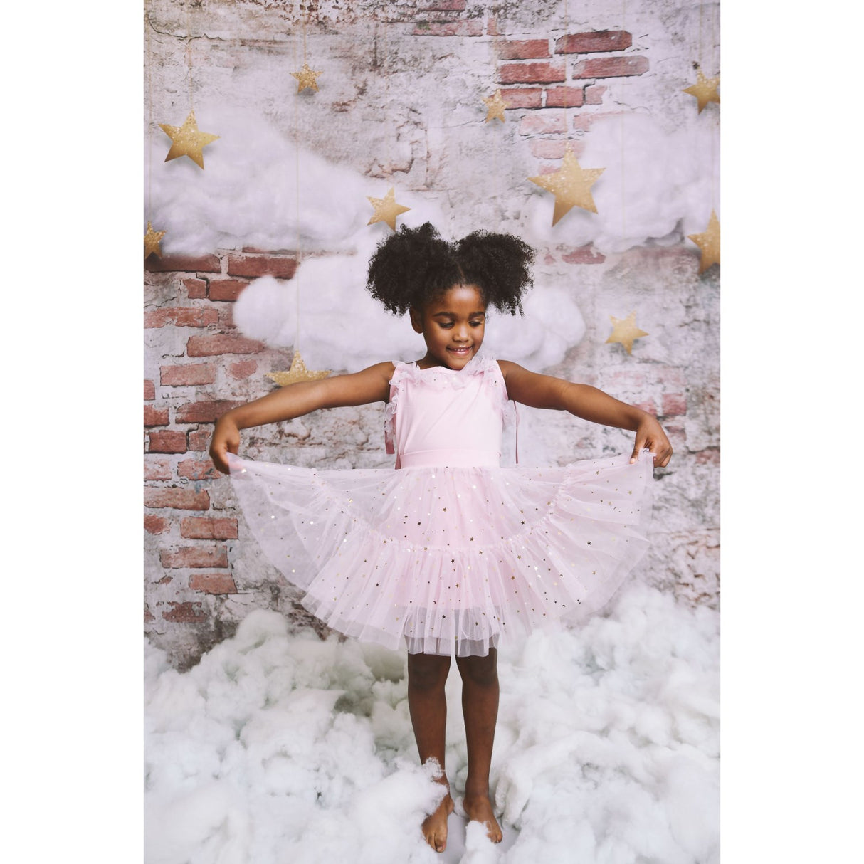 Dolly by Le Petit Tom Stars & Moon Tulle Tutu Skirt Dusty Violet