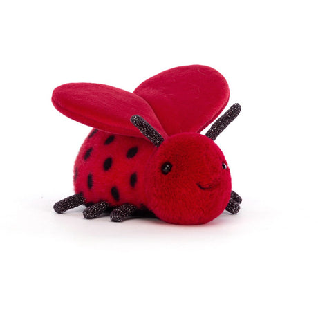 Jellycat Garden Mariehøne Loulou Love Bug 13 cm