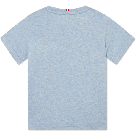 Les Deux Kids Xenon Blue Melange/Orange Nørregaard T-Shirt Seasonal