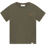 Les Deux Kids Forest Green/Orange Nørregaard T-Shirt Seasonal