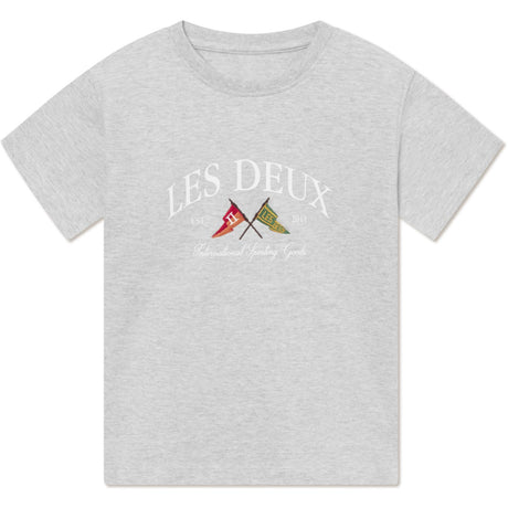 Les Deux Kids Snow Melange Ivy League T-Shirt