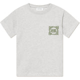 Les Deux Kids Snow Melange/Chive Green Goods T-Shirt