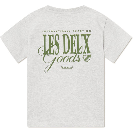 Les Deux Kids Snow Melange/Chive Green Goods T-Shirt