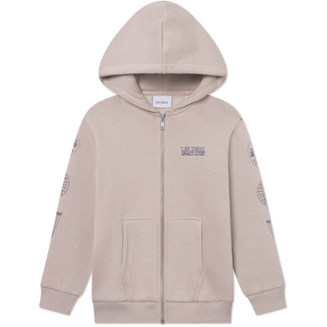 Les Deux Kids Light Sand Atlas Zipper Hoodie