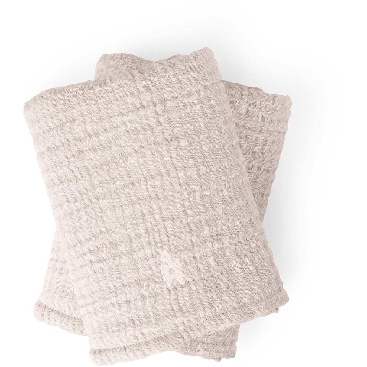 Sebra Rose Nursing Towel 6-layer 2-Pack Muslin