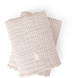 Sebra Rose Nursing Towel 6-layer 2-Pack Muslin