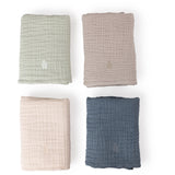 Sebra Rose Nursing Towel 6-layer 2-Pack Muslin