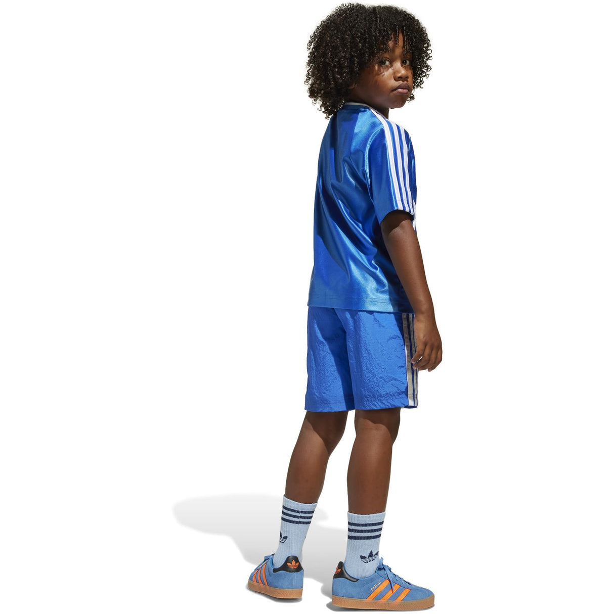 adidas Originals Blue Short Tee Set