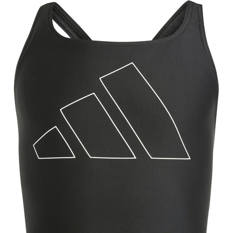 adidas Originals Black/White Big Bars Swimsuit G