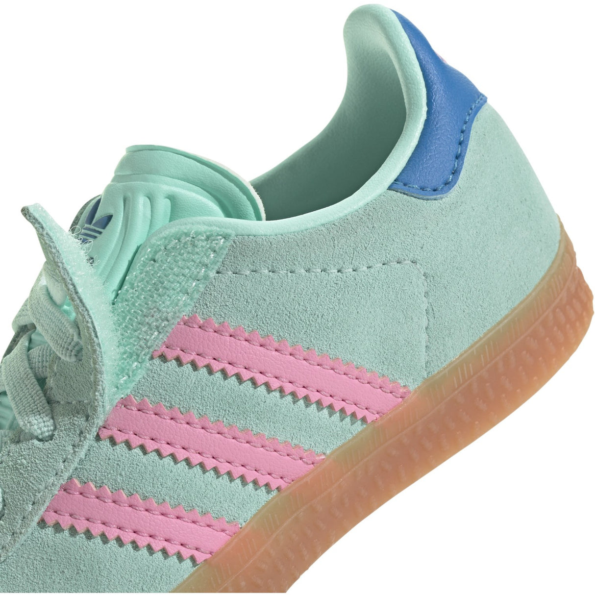 adidas Originals Clear Mint/Bliss Pink/Bright Blue Gazelle Cf El I Sneakers