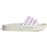 adidas Originals Off White/Bliss Lilac/Halo Mint Adilette Shower K Slides