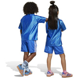 adidas Originals Blue Short Tee Set