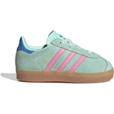 adidas Originals Clear Mint/Bliss Pink/Bright Blue Gazelle Cf El I Sneakers