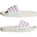 adidas Originals Off White/Bliss Lilac/Halo Mint Adilette Shower K Slides