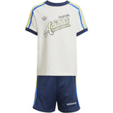 adidas Originals Cloud White/Night Indigo Short Tee Set