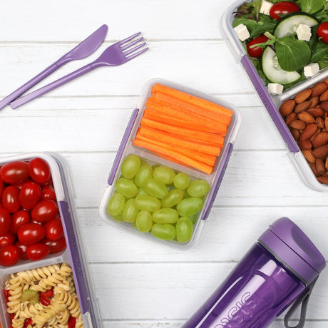 Sistema To-Go Small Split Lunch Box 350 ml Purple