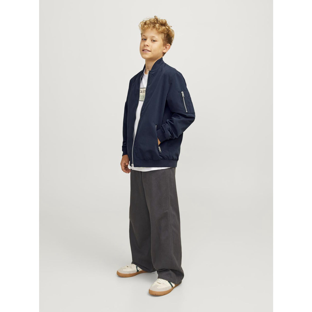 Jack & Jones Junior Navy Blazer Rush Bomber Noos