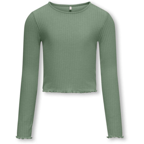 kids ONLY Hedge Green Nella O-Neck Blouse Noos