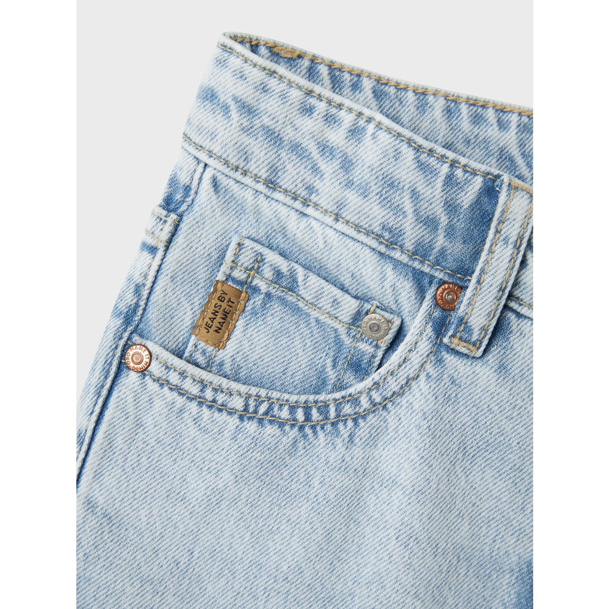 Name It Light Blue Denim Ryan Straight Jeans Noos