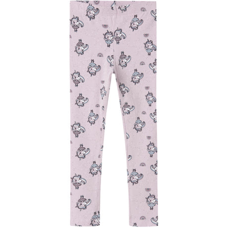 Name It Winsome Orchid Swans Vivian AOP Leggings