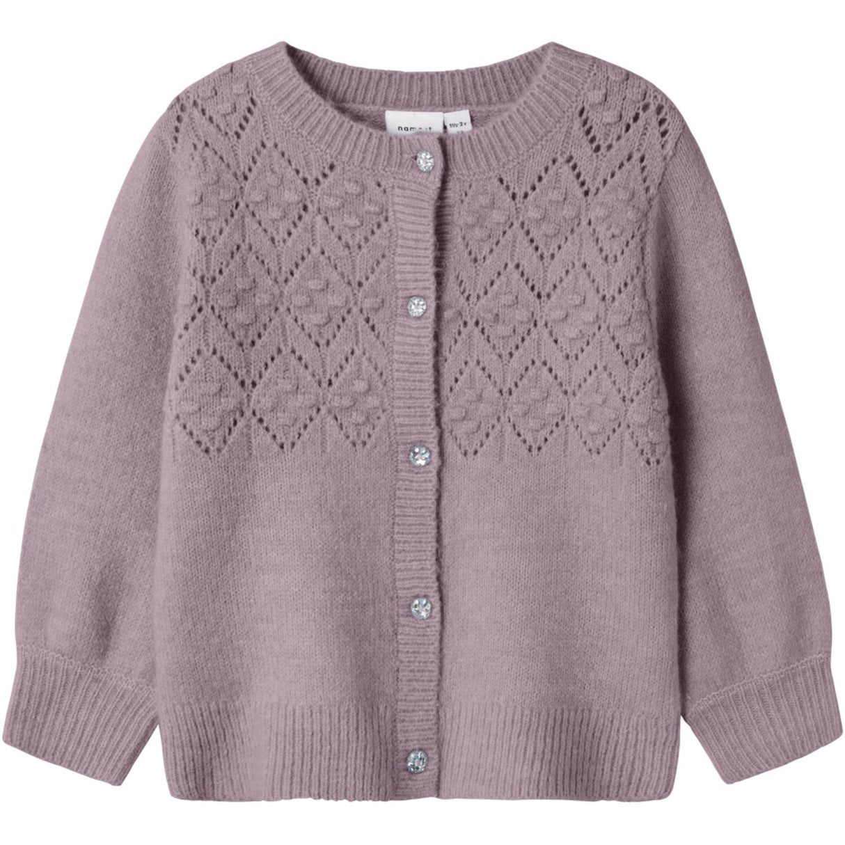 Name It Elderberry Batrille Knit Cardigan