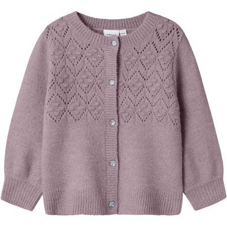 Name It Elderberry Batrille Knit Cardigan
