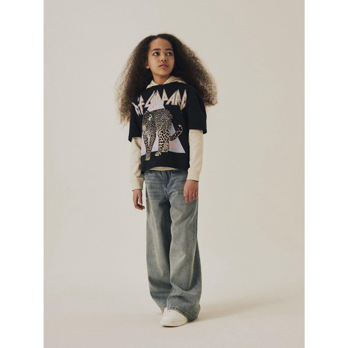 Name It Black Jikki Def Leppard T-Shirt