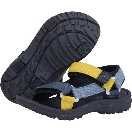 Color Kids Vintage Indigo Colorblock Sandals W. Velcro