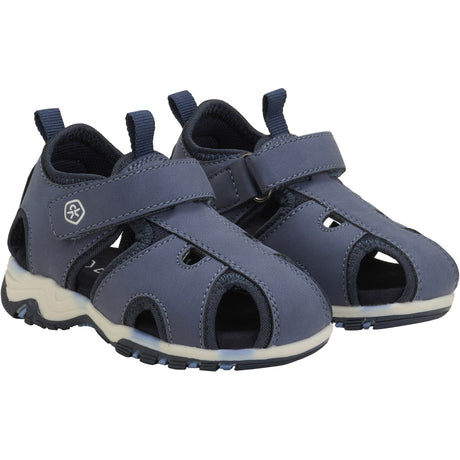 Color Kids Vintage Indigo Baby Sandals W. Velcro Strap