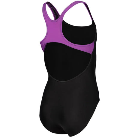 Arena Black-Violet Dim Light Swimsuit Swim Pro Back L