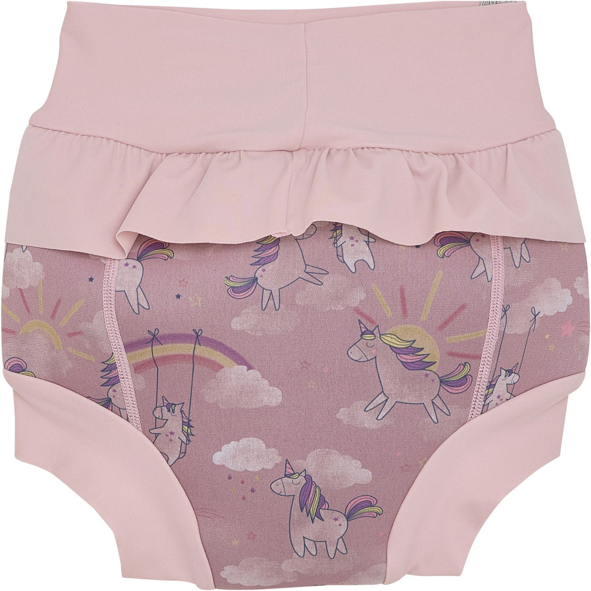 Color Kids Woodrose Trunks W. Frills, Flower AOP