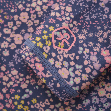 Color Kids Vintage Indigo Baby Suit L/S, AOP