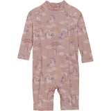 Color Kids Woodrose Baby Suit L/S, AOP