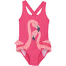 Color Kids Knockout Pink Swimsuit W. Flamingo