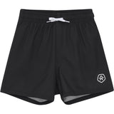 Color Kids Black Swim Shorts, Solid