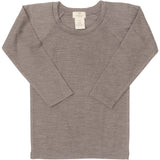 COPENHAGEN COLORS Natural Melange Merino Light Knitted T-Shirt Ls