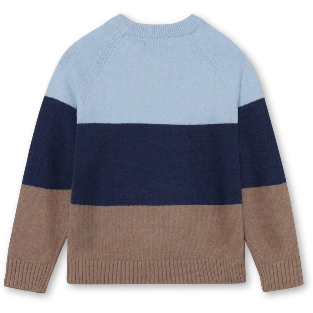 Buy Fliink Blue / Sandshell Stripe Alon Balloon Pullover | Luksusbaby ...