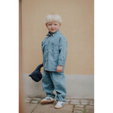 Fliink Light Denim Blue Don Ls Shirt