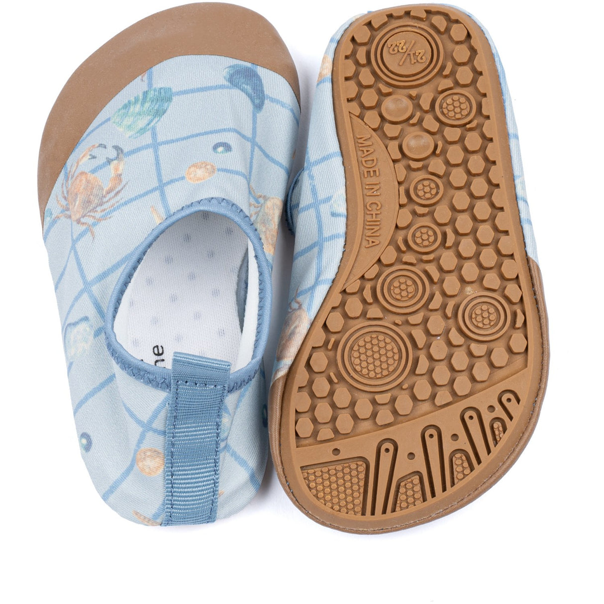 Mikk-Line Faded Denim AOP Swimshoe
