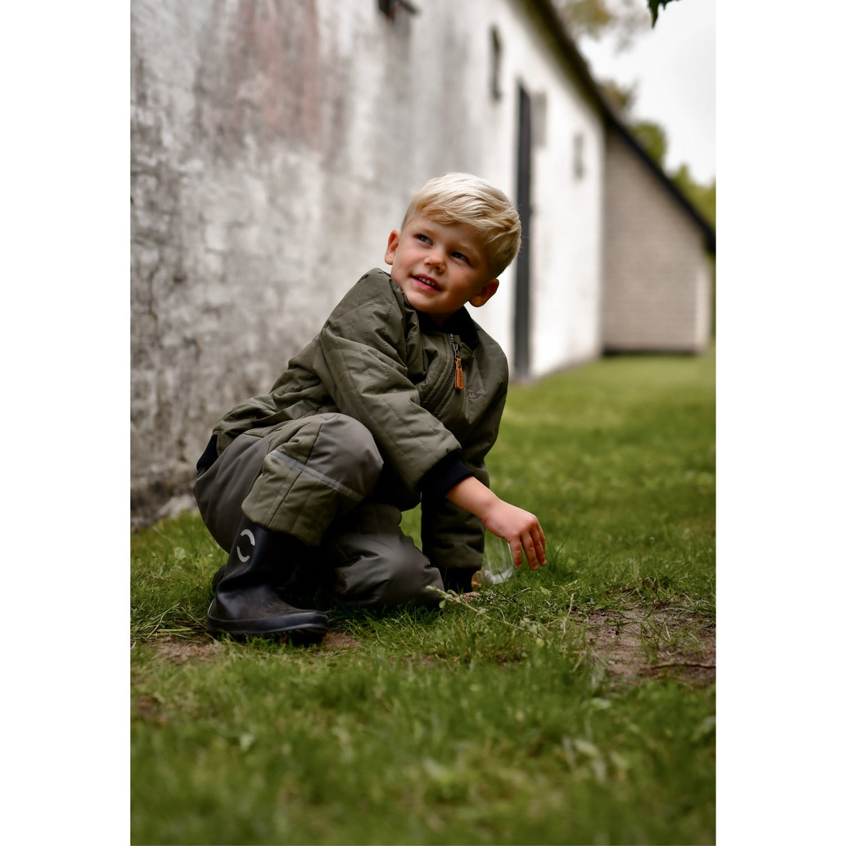 Mikk-Line Dusty Olive Duvet Boys Pants