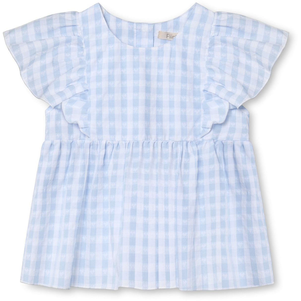 Fliink Dream Blue Check Pari Sl Top