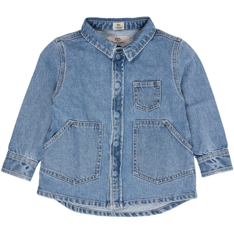 COPENHAGEN COLORS Lt Blue Indigo Washed Organic Jeans Jacket