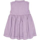 COPENHAGEN COLORS Lavender Organic Twill Dress W Collar